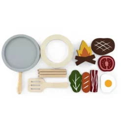 Wood Food Sets Camping Prop Replica - Bullseye's Playground™