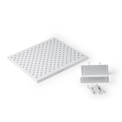 Peg Board Organizer With Accessories White - Bullseye's Playground™ 5 Peg Board Organizer With Accessories White - Bullseye's Playground™ - Image 3