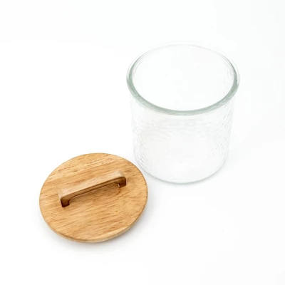 Short Glass Cannister - Bullseye's Playground™ 4 Short Glass Cannister - Bullseye's Playground™ - Image 2