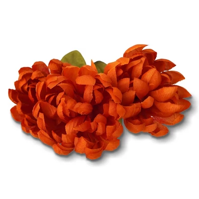 Faux Foliage Orange Mum - Bullseye's Playground™ 3 Faux Foliage Orange Mum - Bullseye's Playground™