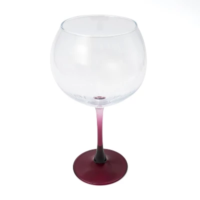 23.6 Fl Oz Wine Glasses Maroon - Bullseye's Playground™ 3 23.6 Fl Oz Wine Glasses Maroon - Bullseye's Playground™
