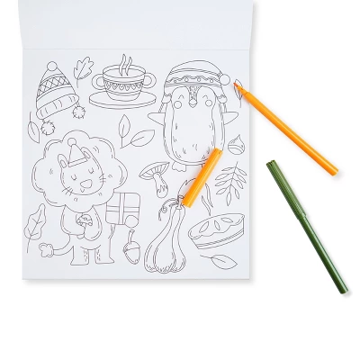 Kids' Coloring Book With Markers Autumn - Bullseye's Playground™ 4 Kids' Coloring Book With Markers Autumn - Bullseye's Playground™ - Image 2