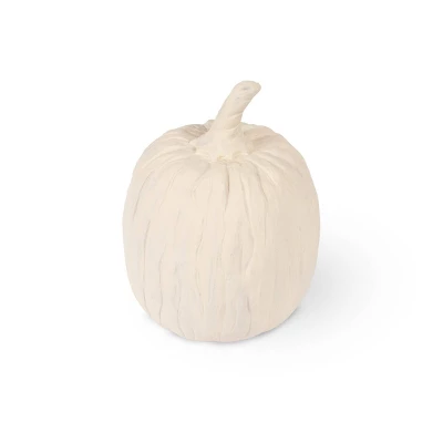 Large Terracotta Pumpkins Cream - Bullseye's Playground™ 3 Large Terracotta Pumpkins Cream - Bullseye's Playground™