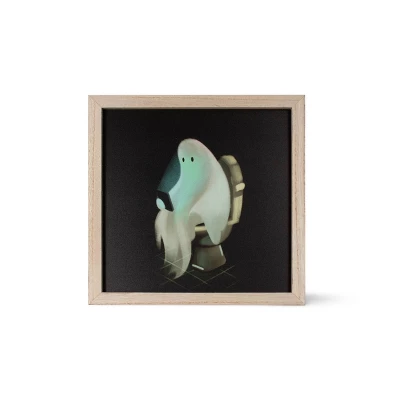 Ghost Artwork Toilet - Bullseye's Playground™ 5 Ghost Artwork Toilet - Bullseye's Playground™ - Image 3
