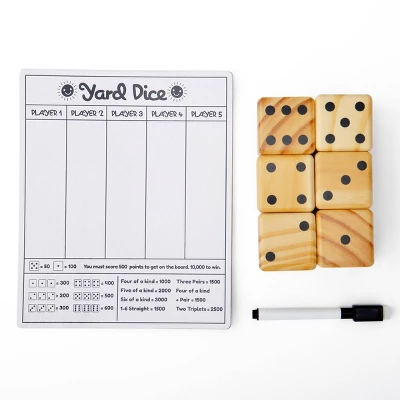 Wood Games Yard Dice - Bullseye's Playground™ 5 Wood Games Yard Dice - Bullseye's Playground™ - Image 3