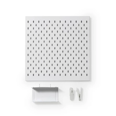 Peg Board Organizer With Accessories White - Bullseye's Playground™ 7 Peg Board Organizer With Accessories White - Bullseye's Playground™ - Image 5