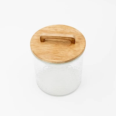 Short Glass Cannister - Bullseye's Playground™ 3 Short Glass Cannister - Bullseye's Playground™