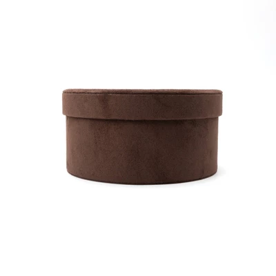 Large Velvet Storage Box Brown - Bullseye's Playground™ 5 Large Velvet Storage Box Brown - Bullseye's Playground™ - Image 3