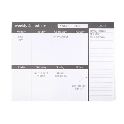 Stationery Pads Weekly Schedule - Bullseye's Playground™ 5 Stationery Pads Weekly Schedule - Bullseye's Playground™ - Image 3