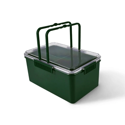 Food Storage With Lid Rectangle Green - Bullseye's Playground™ 3 Food Storage With Lid Rectangle Green - Bullseye's Playground™