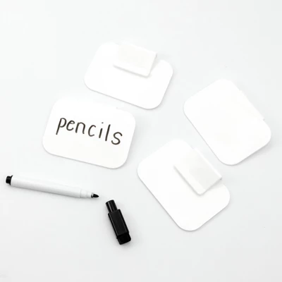 Dry Erase Clips White - Bullseye's Playground™ 4 Dry Erase Clips White - Bullseye's Playground™ - Image 2
