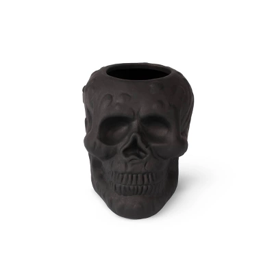 Terracotta Skull Vessels Black - Bullseye's Playground™ 5 Terracotta Skull Vessels Black - Bullseye's Playground™ - Image 3
