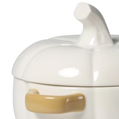 Ceramic Cocotte White - Bullseye's Playground™ 6 Ceramic Cocotte White - Bullseye's Playground™ - Image 4