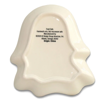 Ceramic App Plates Ghost - Bullseye's Playground™ 4 Ceramic App Plates Ghost - Bullseye's Playground™ - Image 2