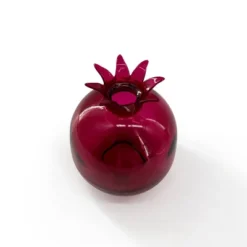 Novelty Glass Bud Vase Burgundy - Bullseye's Playground™