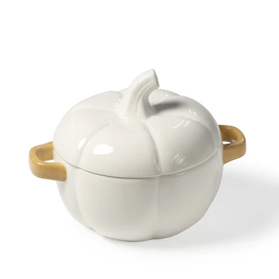 Ceramic Cocotte White - Bullseye's Playground™ 7 Ceramic Cocotte White - Bullseye's Playground™ - Image 5