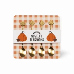 4pk Novelty Stir Spoons Leaf - Bullseye's Playground™ -Bullseye's Playground GUEST b38efab0 3b7e 4a52 9b03 a7ea3fd2a64a