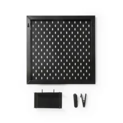 Peg Board Organizer With Accessories Black - Bullseye's Playground™