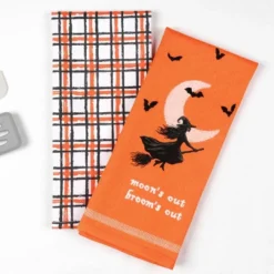 2pk Dishtowels Flying Witch - Bullseye's Playground™ -Bullseye's Playground GUEST c33572d0 9fd5 402f 854f 937d4b172457