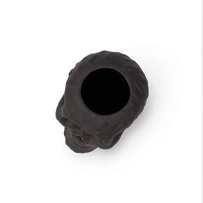 Terracotta Skull Vessels Black - Bullseye's Playground™ 4 Terracotta Skull Vessels Black - Bullseye's Playground™ - Image 2