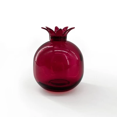 Novelty Glass Bud Vase Burgundy - Bullseye's Playground™ 5 Novelty Glass Bud Vase Burgundy - Bullseye's Playground™ - Image 3
