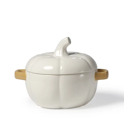 Ceramic Cocotte White - Bullseye's Playground™ 4 Ceramic Cocotte White - Bullseye's Playground™ - Image 2