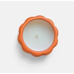 3.9oz Pumpkin Ceramic Scented Candle Orange - Bullseye's Playground™