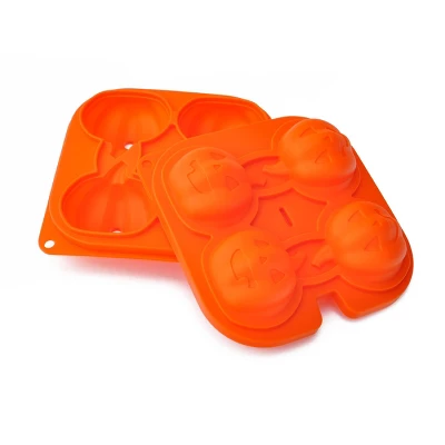 Ice Molds Pumpkin - Bullseye's Playground™ 4 Ice Molds Pumpkin - Bullseye's Playground™ - Image 2