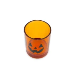 9.6 Oz Lowball Glass Jack-O-Lantern - Bullseye's Playground™