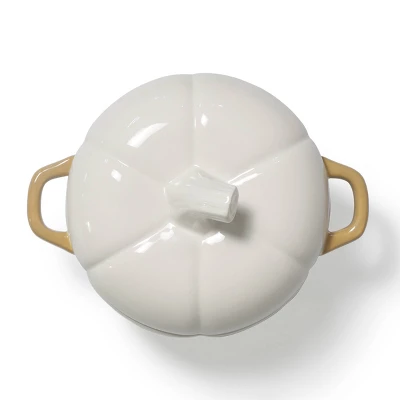 Ceramic Cocotte White - Bullseye's Playground™ 5 Ceramic Cocotte White - Bullseye's Playground™ - Image 3