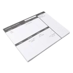 Stationery Pads Weekly Schedule - Bullseye's Playground™