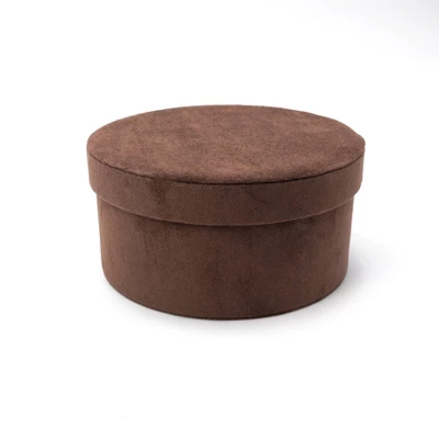 Large Velvet Storage Box Brown - Bullseye's Playground™ 3 Large Velvet Storage Box Brown - Bullseye's Playground™